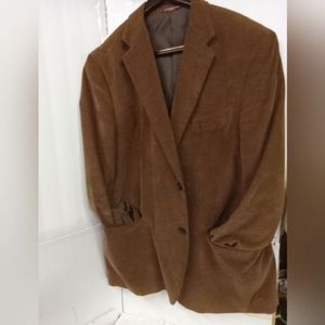 Covington Men's Corduroy Sports Blazer Brown Jacket 2 buttons Size 46 R